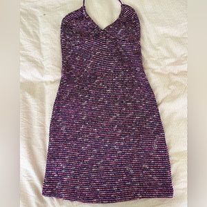 Pull and bear crochet minidress